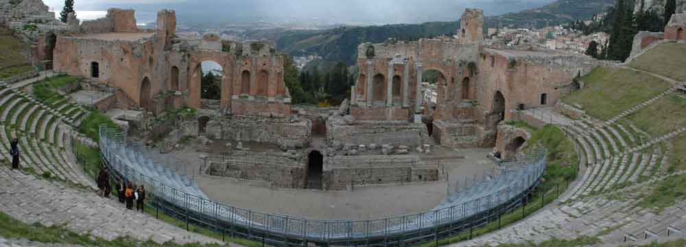 44 - Italia - Sicilia - Taormina - teatro griego